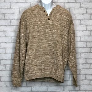 Oscar de la Renta BEAUTIFUL 3 Button Sweater (L)